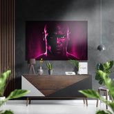 Revenge in His Eyes Brushed Aluminum Dibond Wall Art.